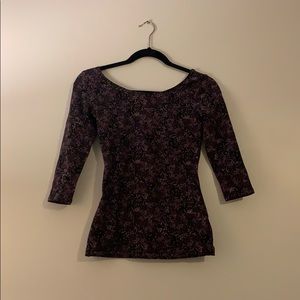 Garage Printed Ballerina Top